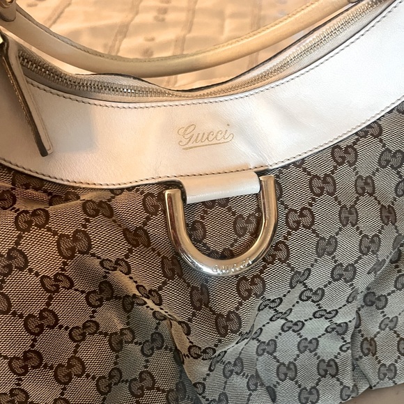 Gucci Canvas Abbey D-Ring Hobo Shoulder Bag - Picture 3 of 16